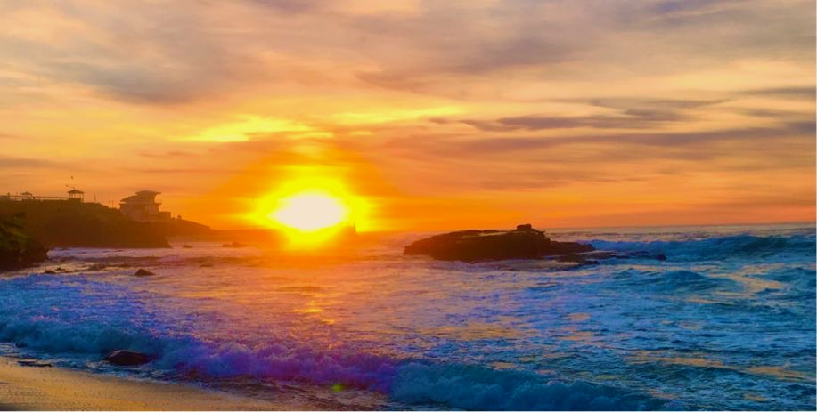 Sun set La Jolla California